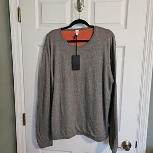 Five Four Gray Long Sleeve Men's Tee